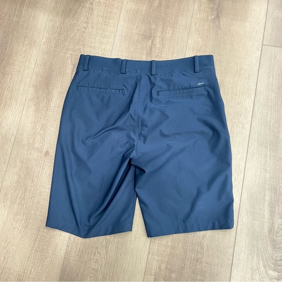 Greg Norman Men's Stretch Navy Blue Size 34 Golf Shorts Performance Inseam 10” - Picture 5 of 9